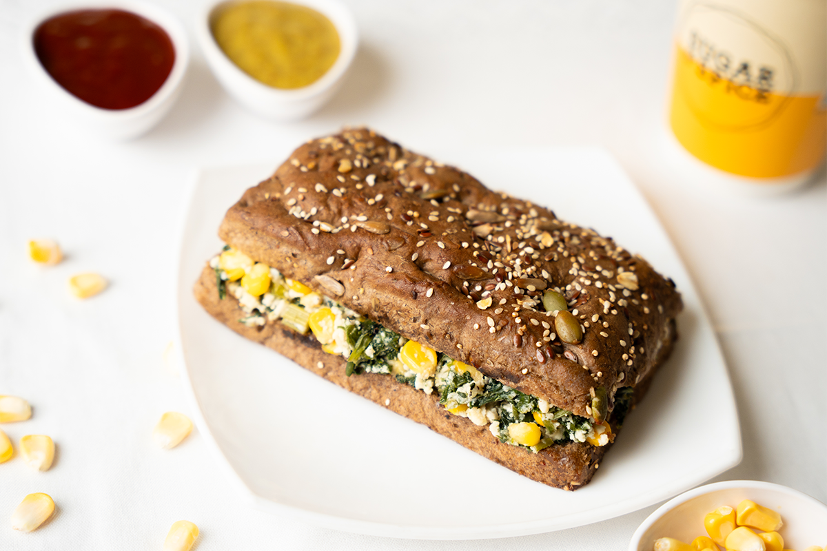 Spinach & Corn S/w 🟢