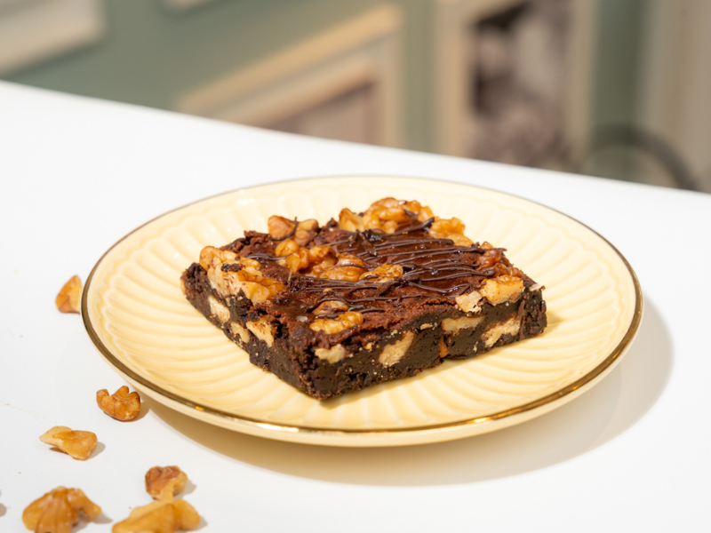 Eggless Walnut Brownie 🟢