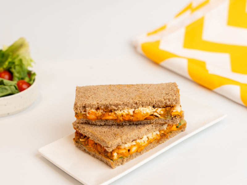 Roasted Paneer Tikka Sandwich 🟢