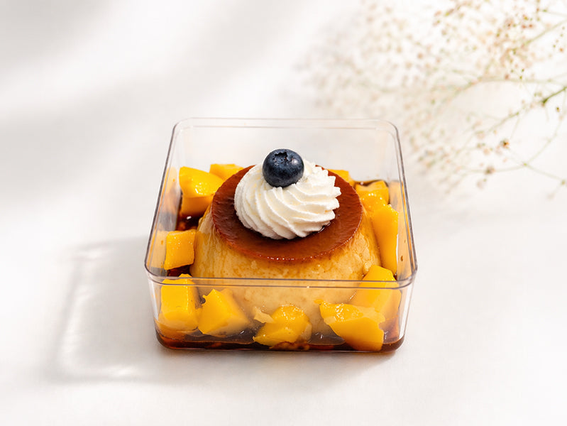 Mango Berry Flan 🟡