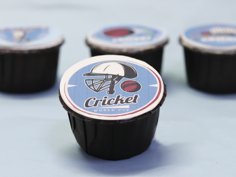 Cricket Special Cupcakes 🟢