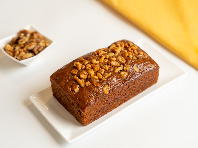Banana Walnut Dry Cake 🟡