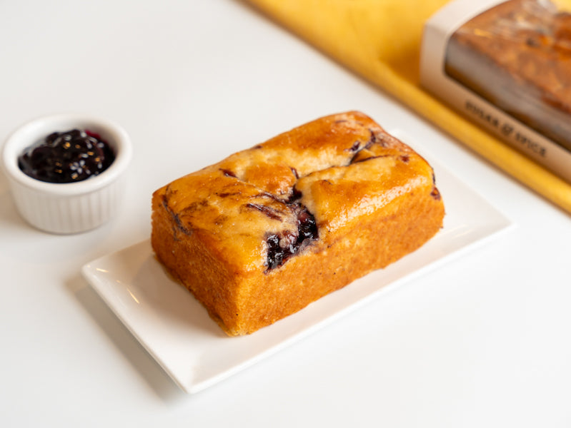 Eggless Blueberry Loaf 🟢