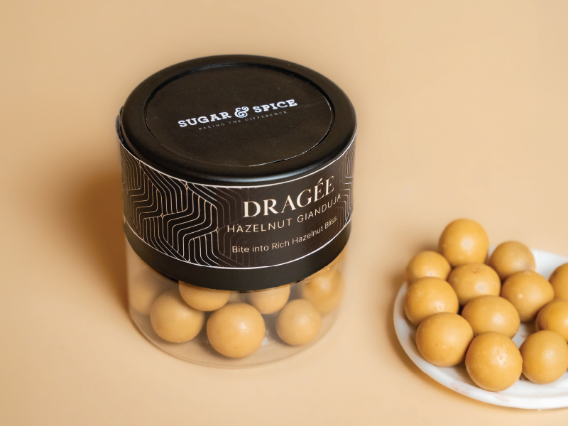 Hazelnut Gianduja Dragee 🟢 – Sugar & Spice