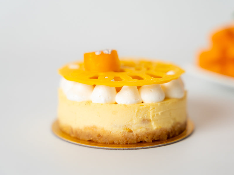 Mango Bliss Baked Cheesecake 🟡
