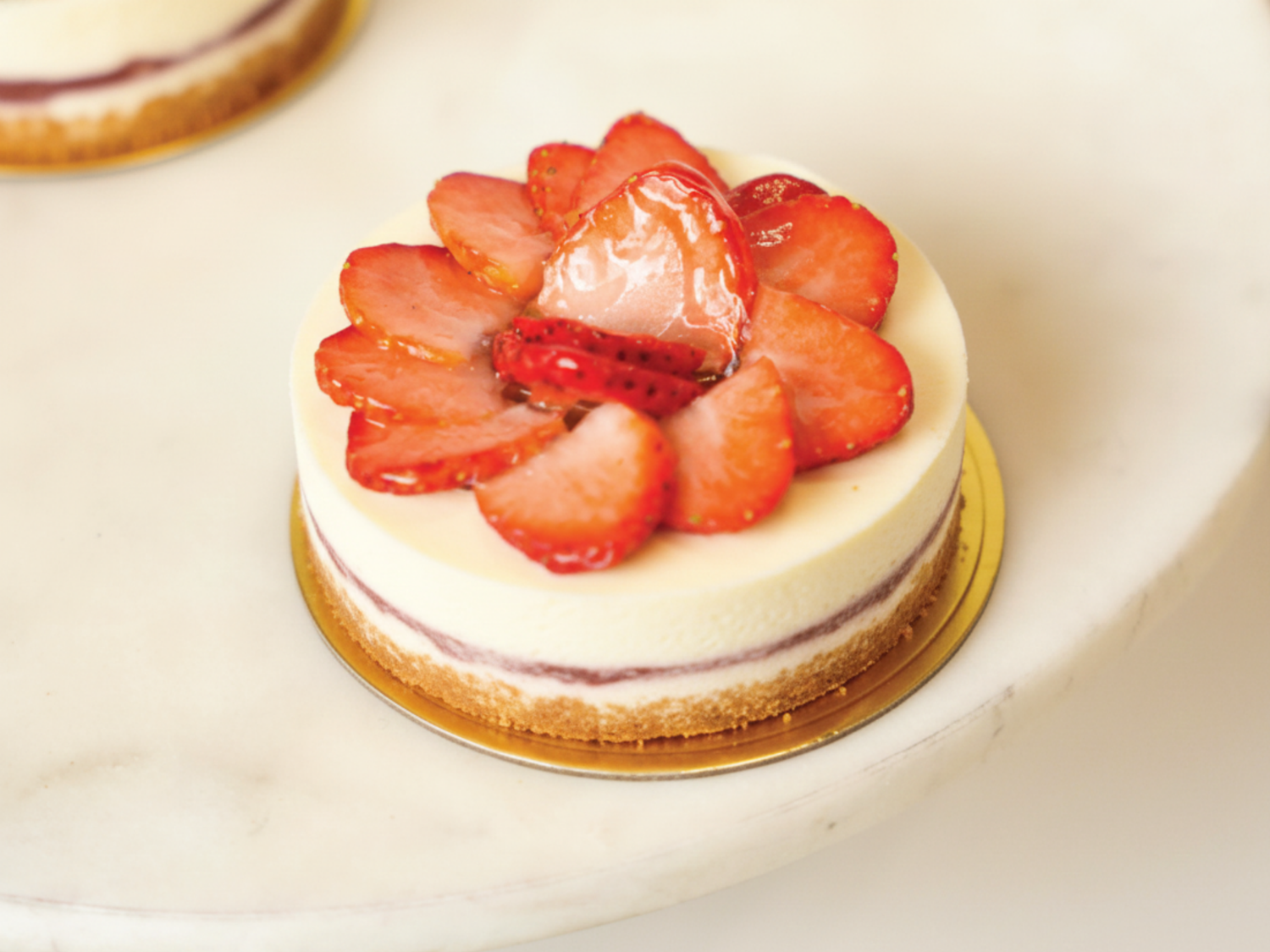 New York Strawberry Cheesecake 🟡