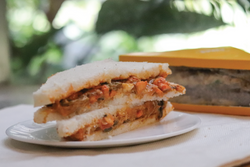 Roasted Paneer Tikka Sandwich 🟢