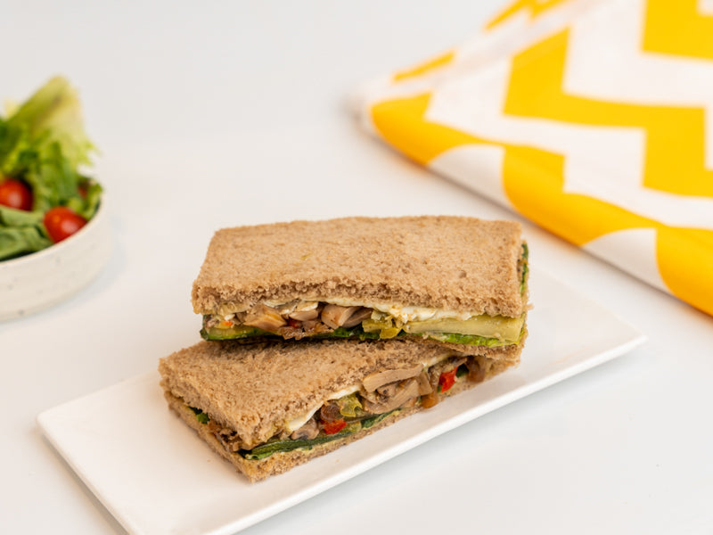 Roast Vegetable and Pesto Sandwich 🟢