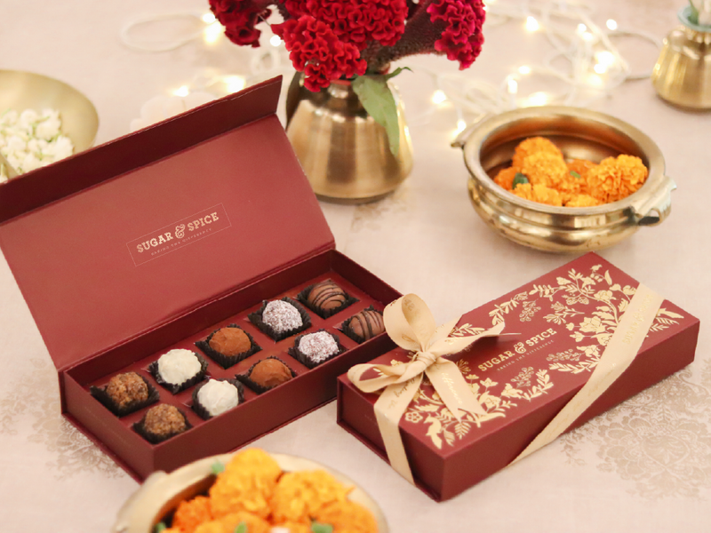 Ruby Rose Belgian Chocolate Box (10Pcs)