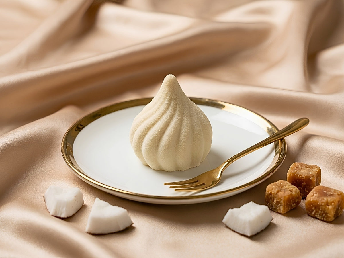 Coco Jaggery Modak 🟢