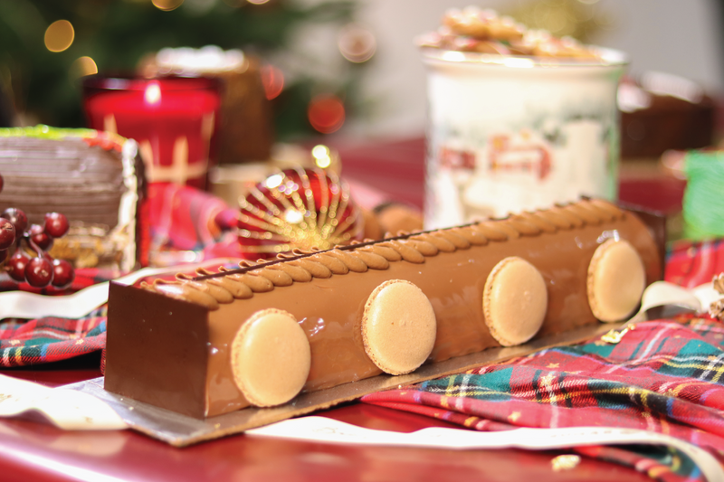 Yule Log Cake