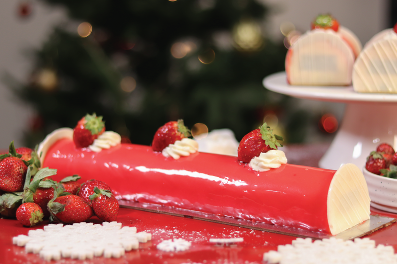 Yule Log Cake